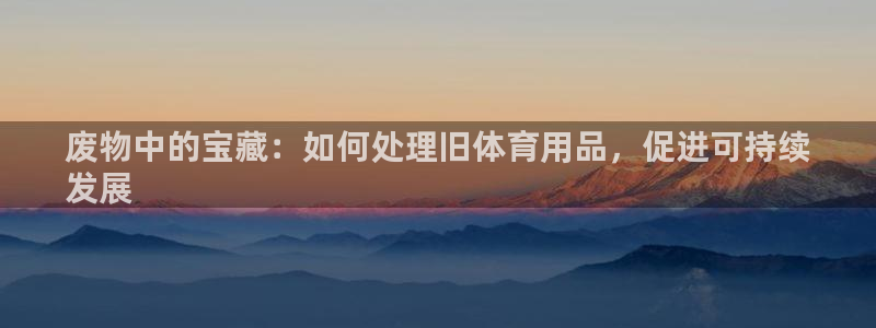 星欧娱乐平台测速线路设置：废物中的宝藏：如何处理旧体