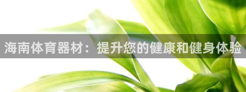 星欧娱乐官方客服联系方式：海南体育器材：提升您的健康