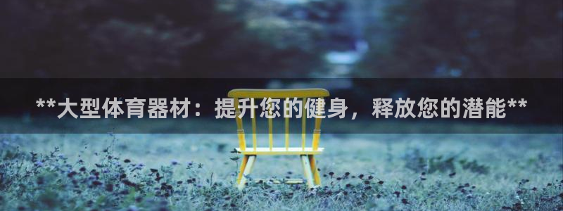 星欧娱乐测速：**大型体育器材：提升您的健身，释放您