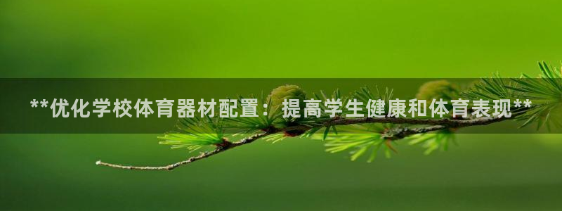 星欧娱乐平台测速线路怎么设置：**优化学校体育器材配