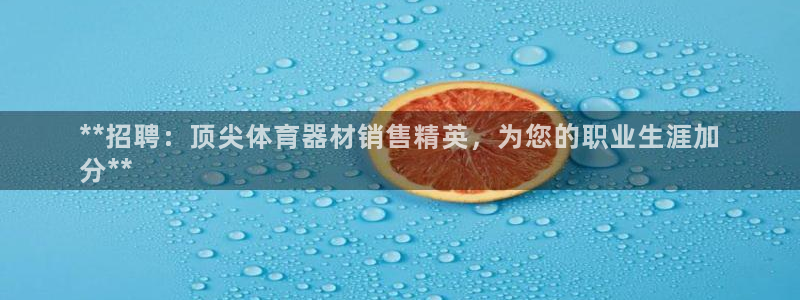 星欧娱乐还能玩吗：**招聘：顶尖体育器材销售精英，为