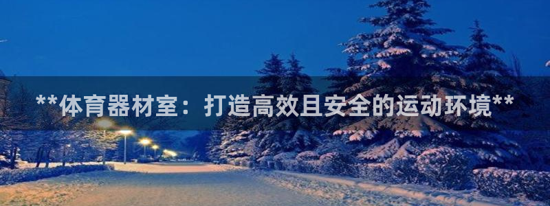星欧娱乐公司怎么样：**体育器材室：打造高效且安全的