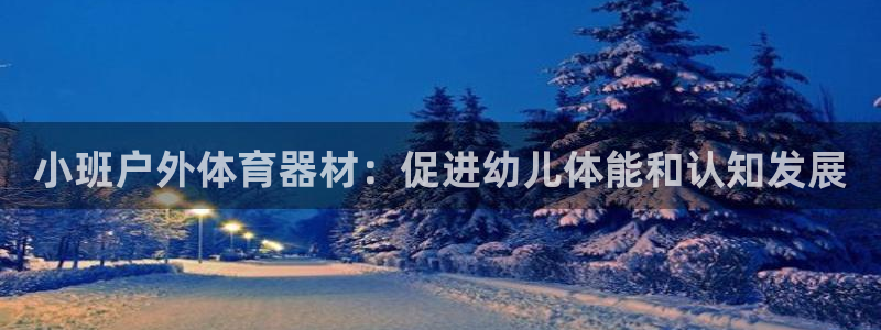 星欧娱乐测速：小班户外体育器材：促进幼儿体能和认知发