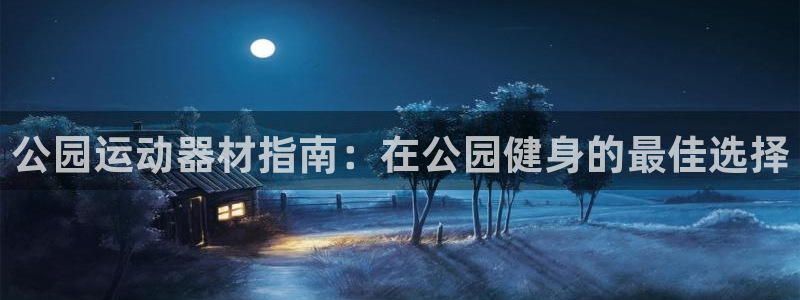 江苏星奥娱乐有限公司招聘：公园运动器材指南：在公园健