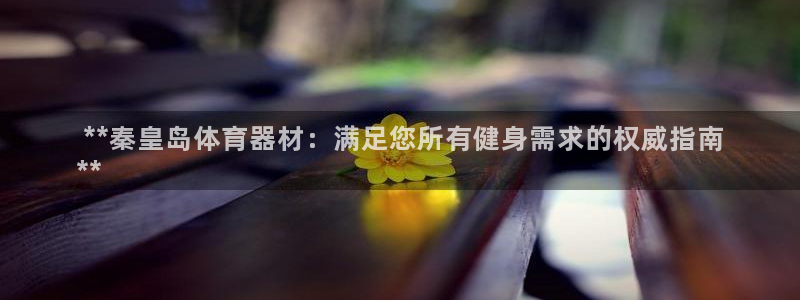 星欧娱乐彩票软件下载官网： **秦皇岛体育器材：满足