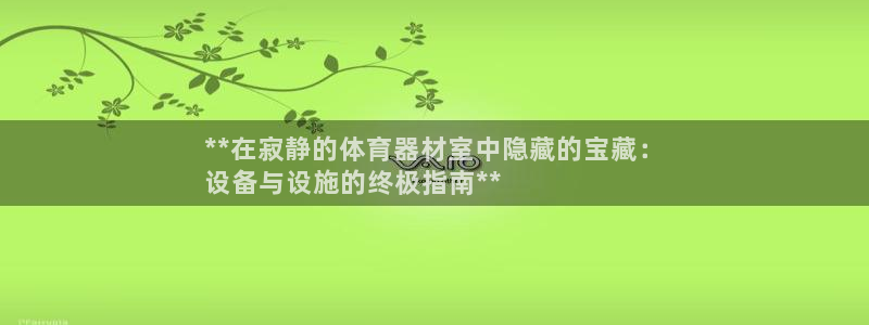 星欧娱乐平台怎么样啊：**在寂静的体育器材室中隐藏的