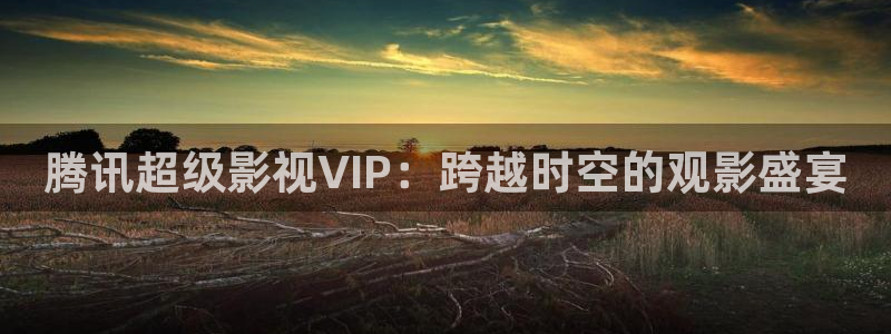 海狮视频电视剧免费观看全集：腾讯超级影视VIP：跨越时空的观影盛宴